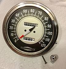 Harley Panhead Shovelhead Servicar Vintage Speedometer Bullseye 1:1 Ratio 68-80