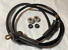 Harley 1930-48 Spark Plug Cable Kit w/ Hoods VL RL Knucklehead OEM# 1599-27 USA