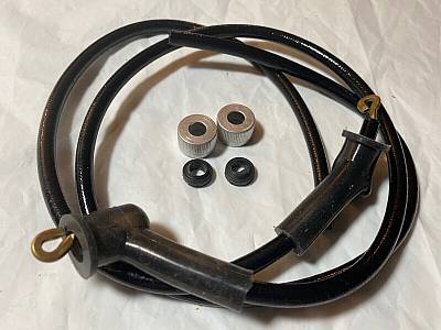 Harley 193048 Spark Plug Cable Kit w/ Hoods VL RL Knucklehead OEM# 159927 USA