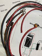 Harley UL WL 1939-40 Premium Wiring Kit W/ Correct Soldered Terminals