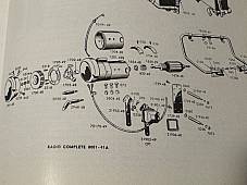 Harley 70170-49 Police Radio Generator To Regulator Shielded Cable 1949-51