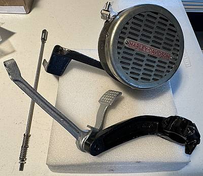 Harley NOS OEM 9113049 Model 49 Rear Wheel Siren 19481957 Panhead