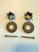 Harley 19371959 Servicar Axle Nut & Washer Kit 7947 726732 726637A 8397532