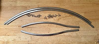 Harley 371739 Knucklehead Panhead UL WL Rear Fender Trim Kit 193948