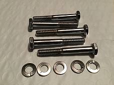 Harley Sportster Chrome Oil Pump Mounting Bolts 1971-76 XL XLH XLCH