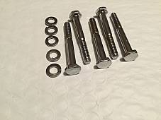 Harley Sportster Chrome Oil Pump Mounting Bolts 1971-76 XL XLH XLCH