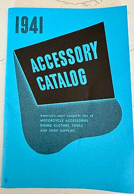 Harley 1941 Dealer Accessory Catalog Reprint Knucklehead UL Servicar WL