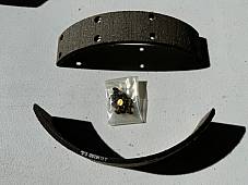 Harley FLH FX Electra-Glide 41808-63 Rear Brake Shoe Lining Pad Kit 1963-72