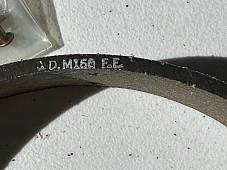 Harley FLH FX Electra-Glide 41808-63 Rear Brake Shoe Lining Pad Kit 1963-72