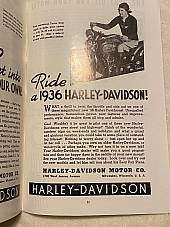 Harley 1936 Accessory Catalog Re-Print VL Knucklehead RL JD Servicar