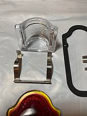 Harley NOS Panhead Tombstone Guidex R-H5 Tail Lamp Restoration Kit 47-54 Knuckle