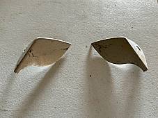 Harley Duo-Glide Electra-Glide Windshield Wind Deflector Plates 1960-84