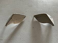 Harley Duo-Glide Electra-Glide Windshield Wind Deflector Plates 1960-84