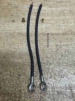 Harley 457429 JD, VL DL, RL Dash Ammeter Lamp Wires 192936