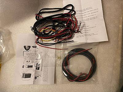 Harley 473631 Complete 193236 Servicar Wiring Harness Kit W/ Tail Lamp Wires