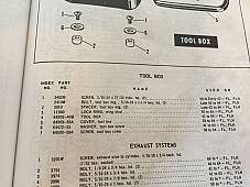 Harley Panhead Duo-Glide Tool Box Mount Kit 1958-62 OEM# 64472-35, 2402B