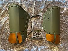 Harley WLA WLC WL Servi Leg Shield Kit 1938-1952 European Reproduction 11296-38N