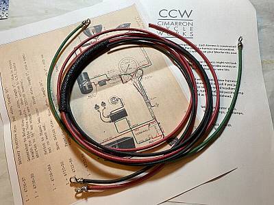 Harley 193638 Knucklehead UL WL  Tail & Stop Lamp Light Wire Kit 470434