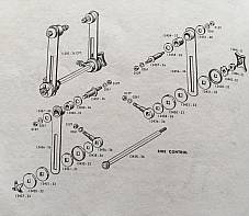 Harley OEM Knucklehead Ride Control 1936-1945 UL WL 11250-36 Very Good Condition