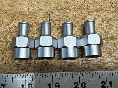 Harley WR WRTT WLDR Oil Line Barb Fittings Fit 3752 WL & WR TROG Bobber