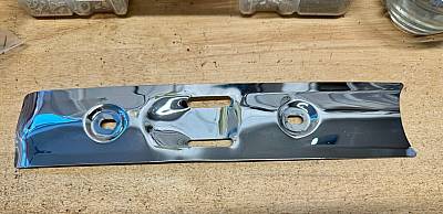 Harley 350237B WLA WLC Servicar Tank Filler Strip Chrome WL  Servicar 193746