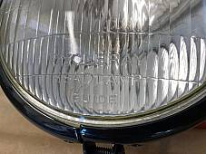 Harley 1943-57 Cycle-Ray Headlamp Knucklehead Black/Black Pan UL WL 4901-35 Euro