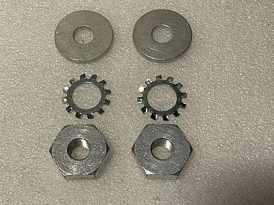Harley Spotlamp Bar Mount Mounting End Nuts 19461957 W/ Front Monroe Shock Cad