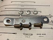 Harley Knucklehead Panhead Relay Timer Cable Bracket 1947-48 OEM# 4726-47 USA