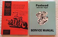 Harley Panhead Parts Book Service Manual Combo 1948-1957