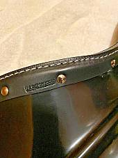Harley Knucklehead VL Black Saddle Seat Rivets No Hole Pan 1934-1939 European