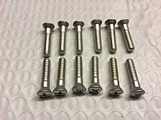 Harley Panhead Phillips Cam Gear Cover Screws OEM# 2341 1950-52 QTY. 12