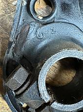 Harley 45742-55 Complete Hummer 1955-59 Fork Top Tree Plate Original Plate