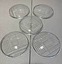 Harley Cycle-Ray Headlamp 6 1/2 Lens Five Pack Knucklehead WL 1935 to 59 Plain