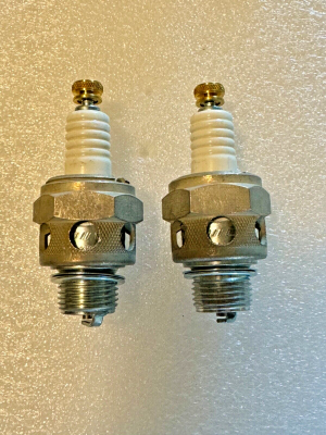 Champion 18mm AirCooled Spark Plugs #3 Harley Knucklehead UL WLA WLC Cad 3709