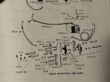 Harley 70170-52 Police Radio Generator To Regulator Shielded Cable 1952-57