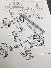Harley 1949 Panhead Front Brake Cable Adjuster & Nuts OEM# 45159-49 USA