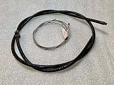 Harley 4143-30 46 EL UL WL Cloth Covered Front Brake Coil Cable 1942-45 Euro