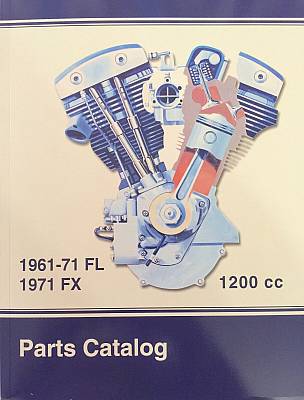 Harley FL FLH Parts Manual Catalog Book 196171 Nose Cone Shovelhead Panhead