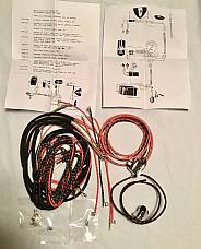 Harley 4735-36 1936-37 Knucklehead UL W Wiring Harness Kit W/ Wired Switches USA