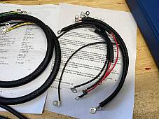 Harley Electra-Glide Wire Wiring Harness Kit 1968-69 W/ Battery & Starter Cables