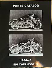 Harley Parts Manual Catalog Book 1936 to 1948 Knucklehead UL Flathead 48 Panhead