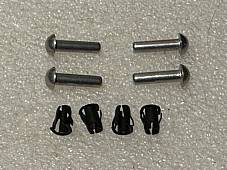 Harley 1957-58 Tank Emblem Rivet & Gasket Kit Panhead Sportster 61792-57 USA