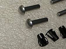 Harley 1957-58 Tank Emblem Rivet & Gasket Kit Panhead Sportster 61792-57 USA