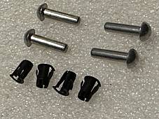 Harley 1957-58 Tank Emblem Rivet & Gasket Kit Panhead Sportster 61792-57 USA