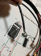 Harley WL 1939-40 Premium Wiring Harness Kit W/ Correct Soldered Terminals