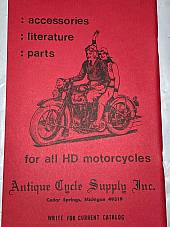 Harley Riders Handbook Owners Manual 1955-1957 Panhead EL FL Reprint