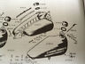 Harley Gas Fuel Tank Mounting Kit 1937-43 45 WL WLA WLC WR Servicar Plain Head