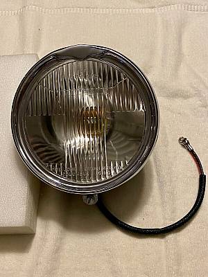 Harley VL RL Indian Motolamp Head Lamp Light 193134 OEM 490131 Small Flaw