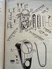 Harley 3491 Electrical Dash Terminal Kit 1947-73 WL & Servicar