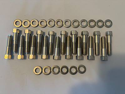 Harley 193648 VL & UL Cylinder Head Bolt Kit OEM #1430B 228 USA Cad Iron Heads